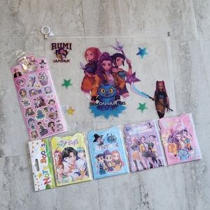 K-POP DEMON HUNTERS Stationery Bundle NEW